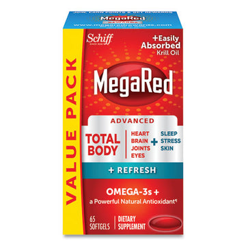 MegaRed® Advanced Total Body Refresh Omega, 65 Count freeshipping - TVN Wholesale